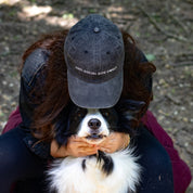 Czarna dżinsowa czapka - Anti-Social Dog Owner
