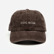 Brown Denim Cap - Dog Mom