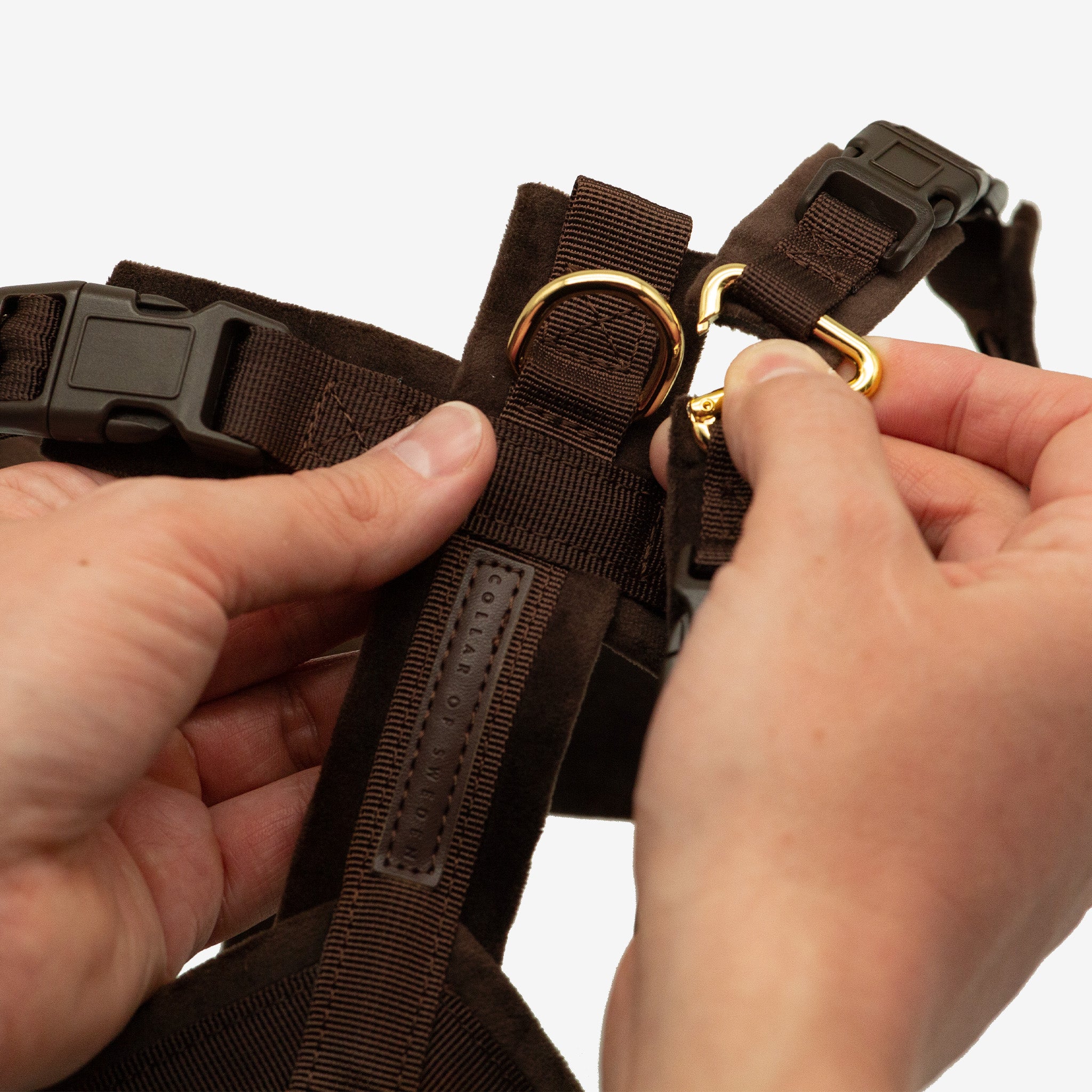 Ciemnobrązowy Y-Harness XS