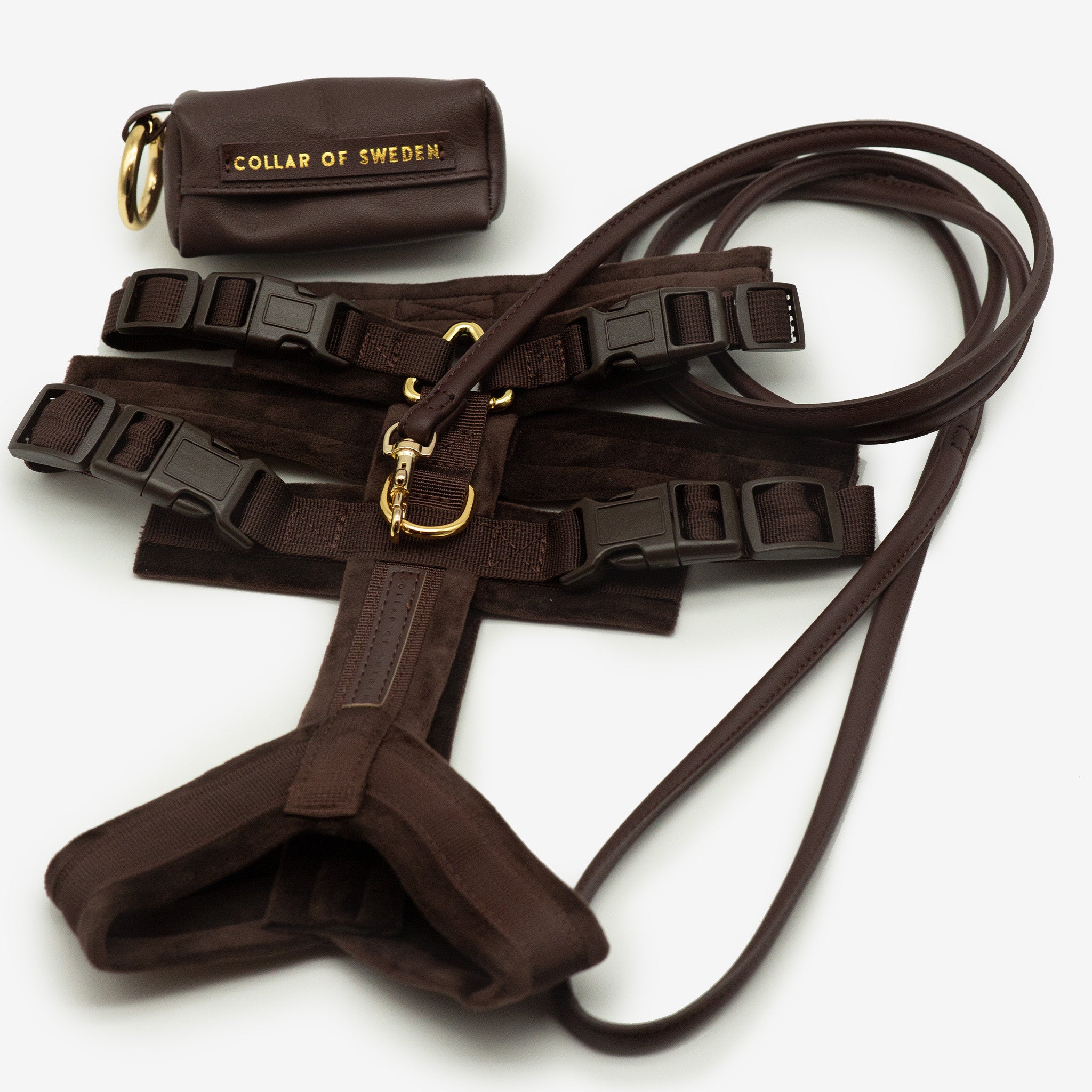 Ciemnobrązowy Y-Harness XS