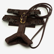 Ciemnobrązowy Y-Harness XS