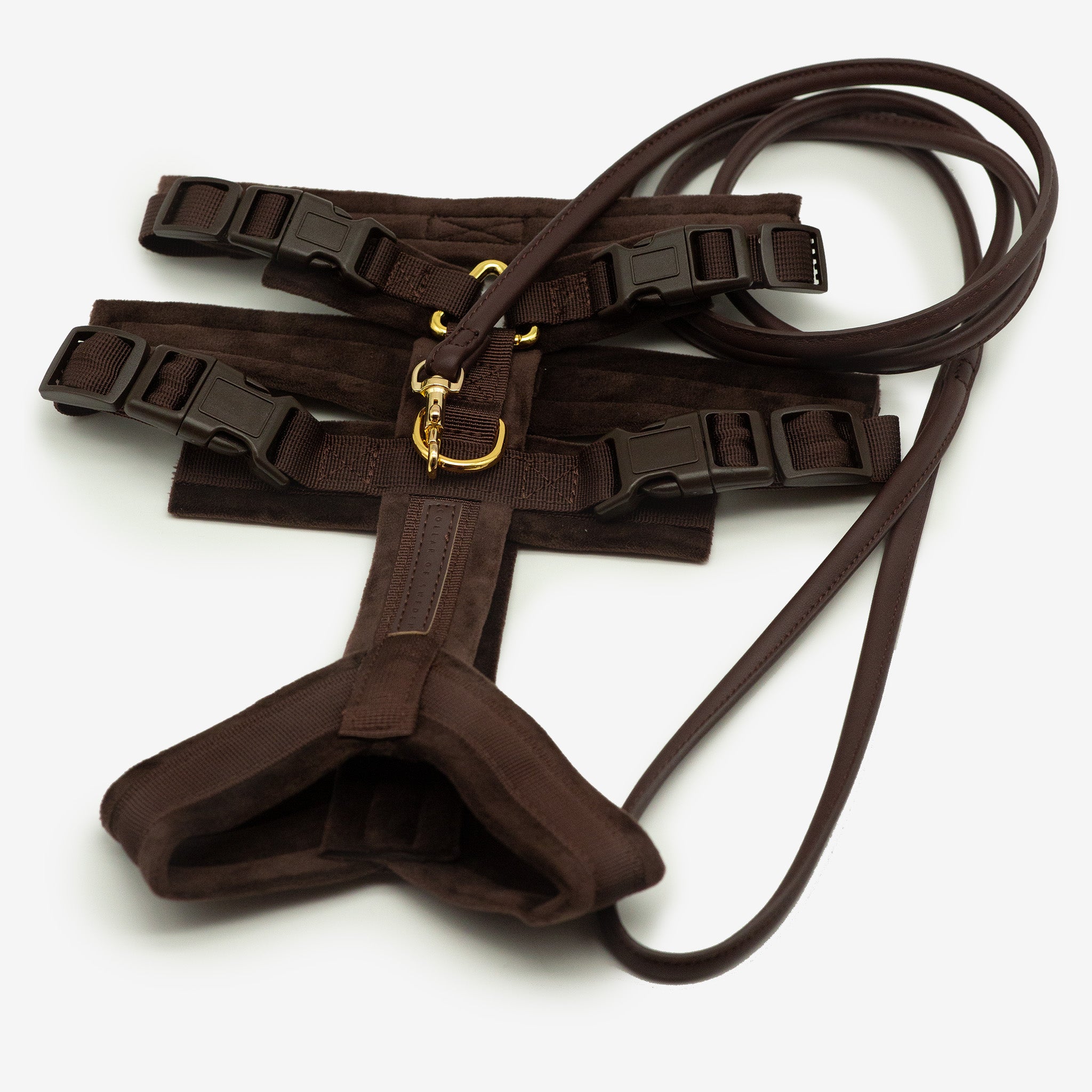 Ciemnobrązowy Y-Harness XS
