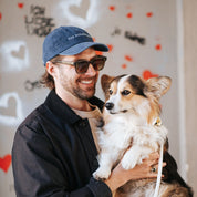 Ciemnoniebieska czapka z dżinsu - The Dogfather