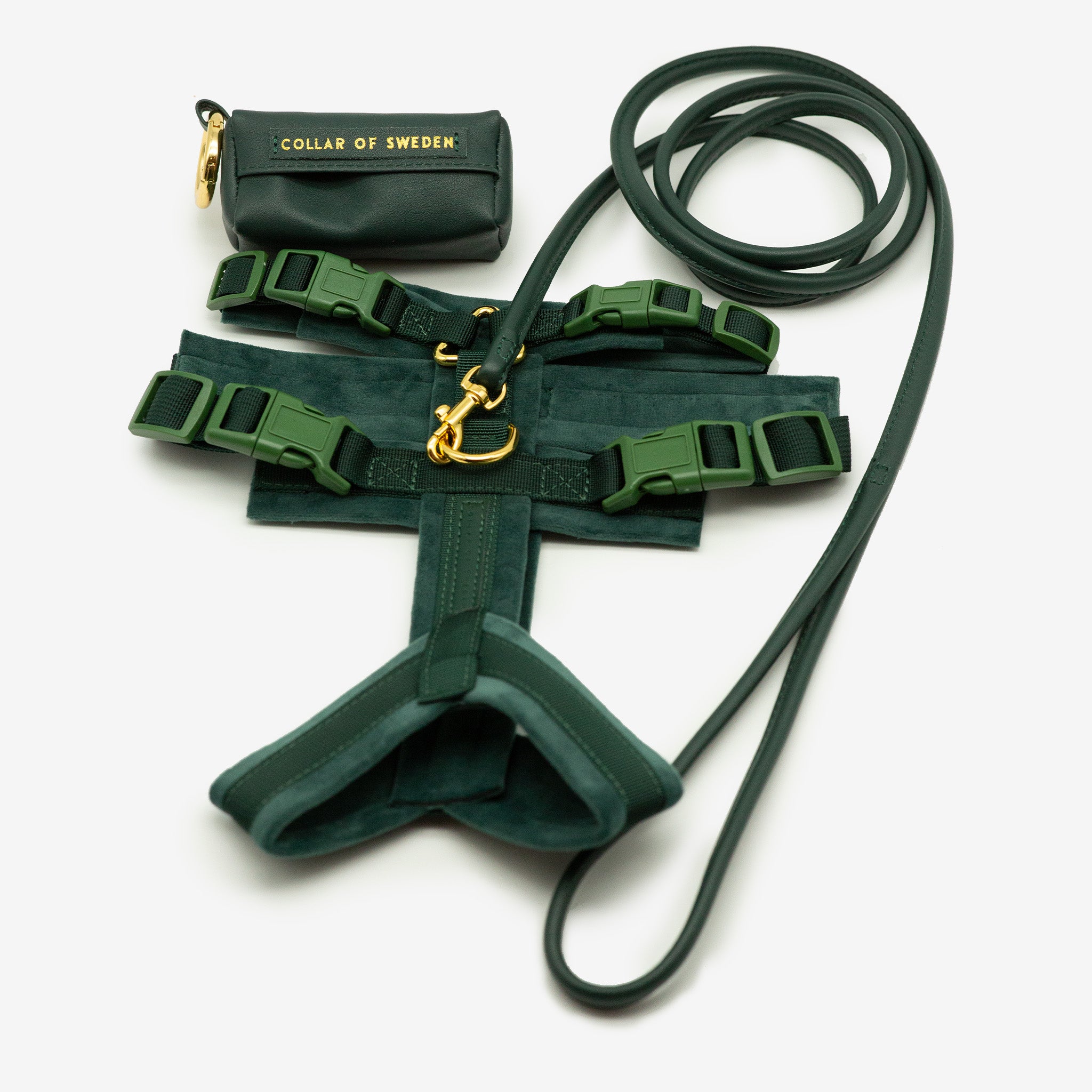 Ciemnozielony Y-Harness XS