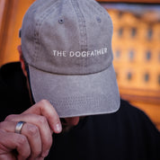 Szara dżinsowa czapka - The Dogfather 