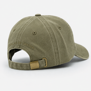 Khaki Denim Cap - Dogs. Because People Suck