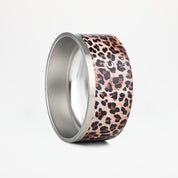 Miska dla psa w stylu leoparda