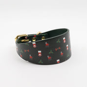 Santa Paws Christmas Dog Collar Wide