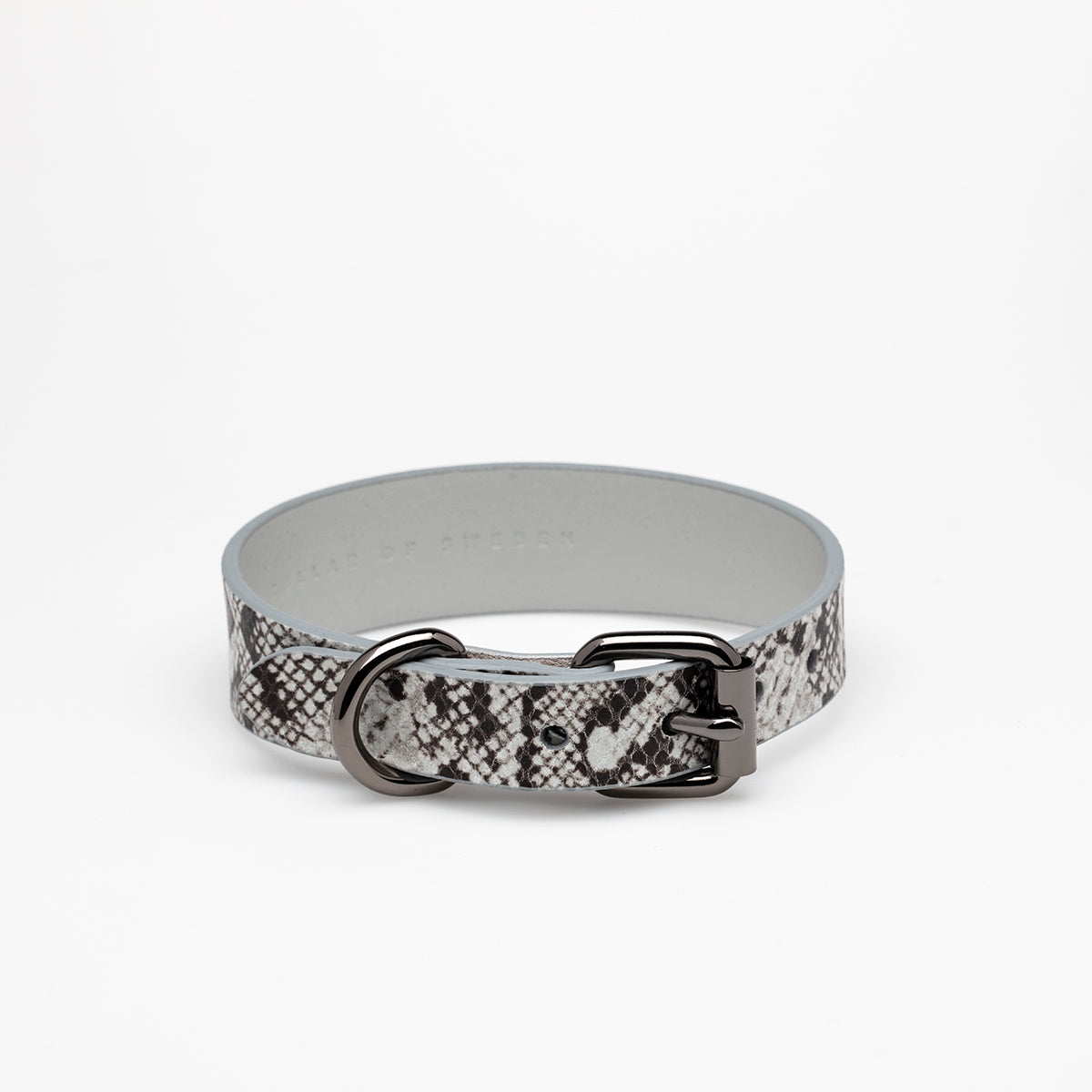 image - Snake Leather Collar Large Thin